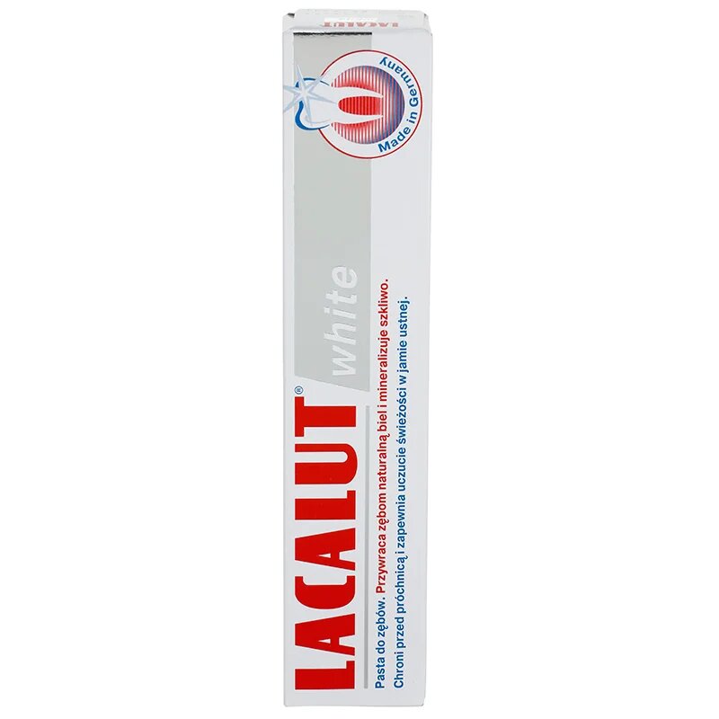 Lacalut White pastă de dinți cu efect de albire 75 ml