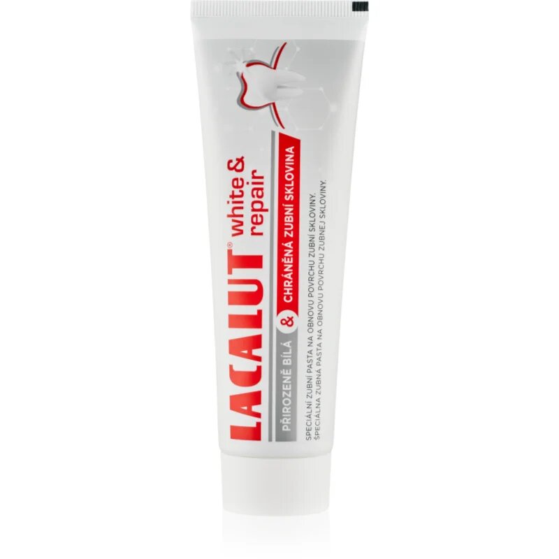 Lacalut White & Repair pastă de dinți pentru refacerea smaltului dintilor 75 ml