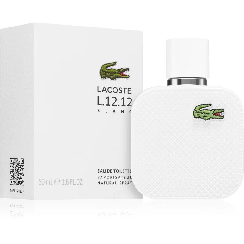 Lacoste Eau de L.12.12 Blanc Eau de Toilette pentru bărbați 50 ml