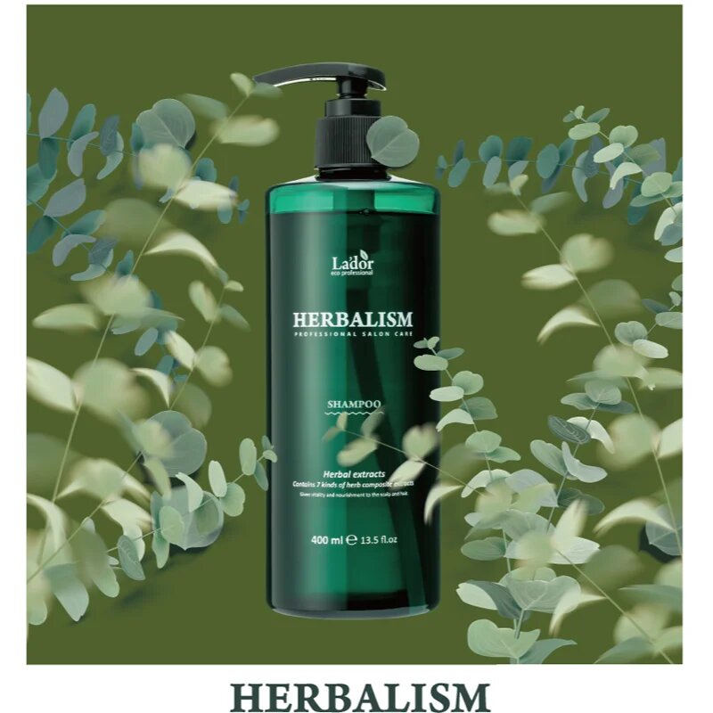 La'dor Herbalism sampon pe baza de plante impotriva caderii parului 400 ml