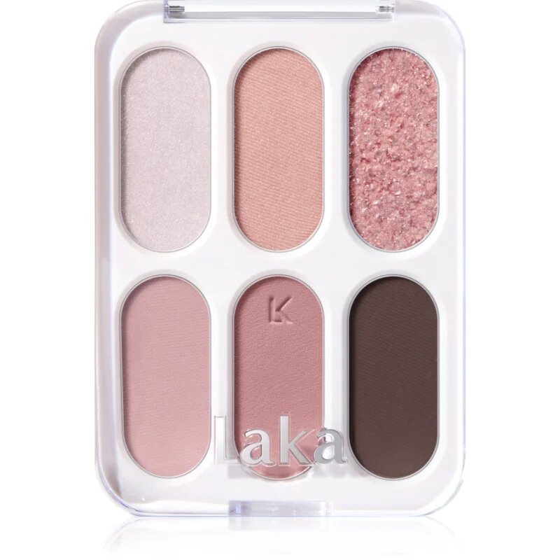 Laka Forever6 Eye Palette paletă cu farduri de ochi culoare 03 Prim Rose 7 g