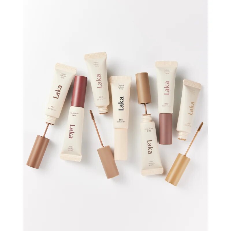Laka Pixi Brow Cara mascara pentru sprâncene pentru fixare și formă culoare 03 Chestnut 8 g