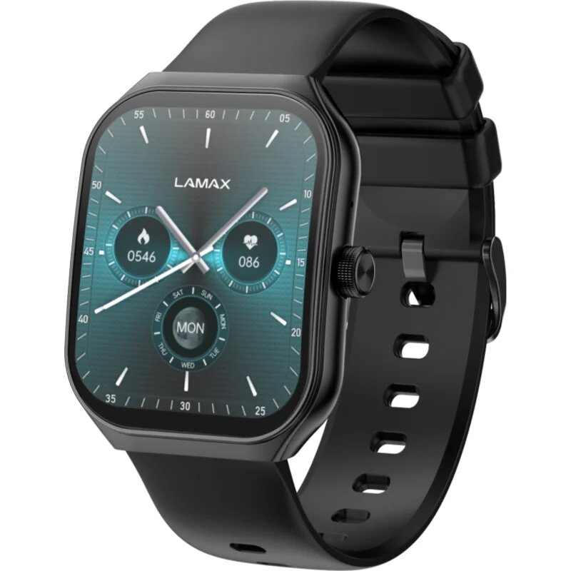 LAMAX Electronics Flow AMOLED Black ceas inteligent 1 buc