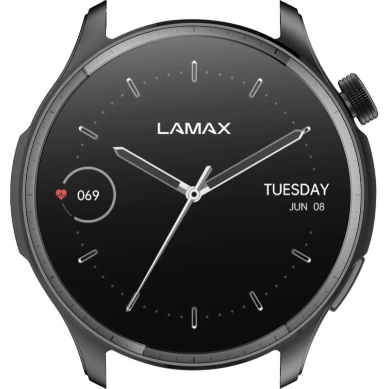 LAMAX Electronics Prism AMOLED Black ceas inteligent 1 buc