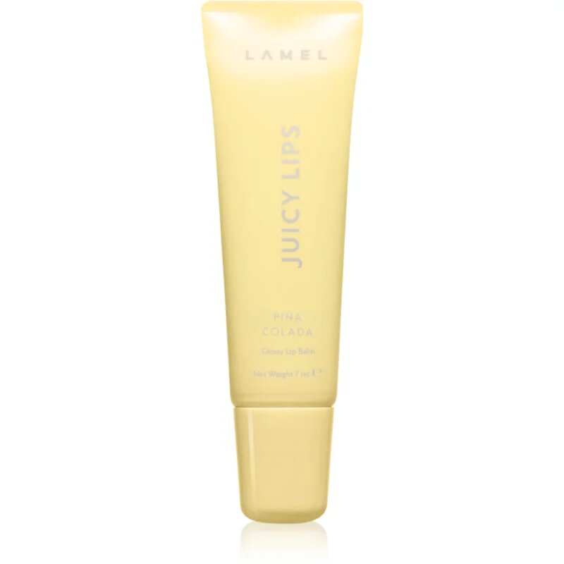 LAMEL Juicy Lips balsam de buze tip gloss culoare 01 Piña Colada 7 ml