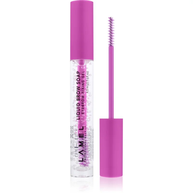 LAMEL Liquid Brow Soap Gel de fixare transparent pentru sprâncene 45 ml