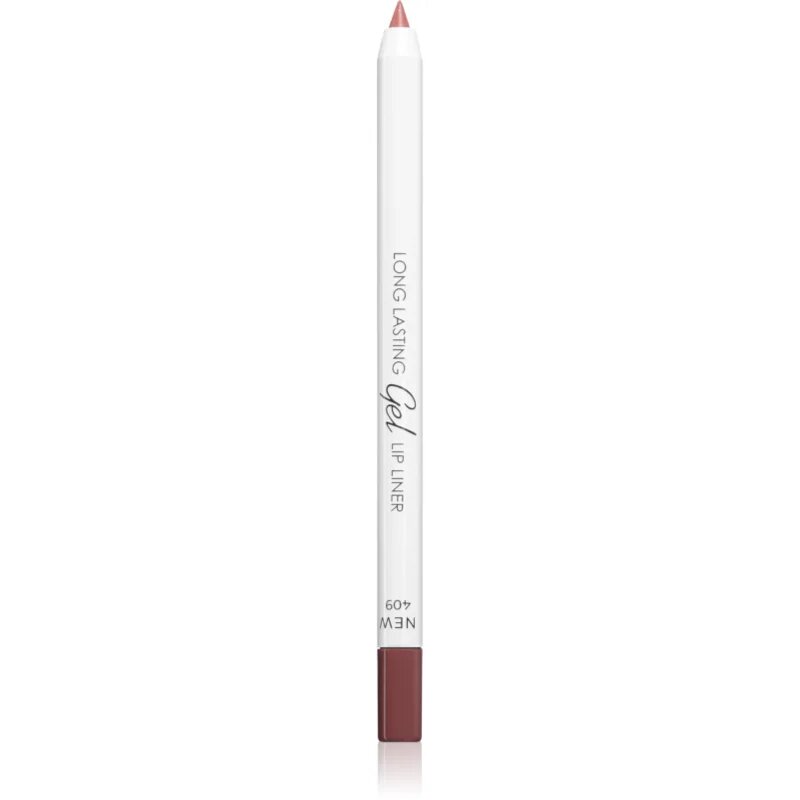 LAMEL Long Lasting Gel Lip Liner Creion de buze de lunga durata culoare 409 Caramel 1.7 g
