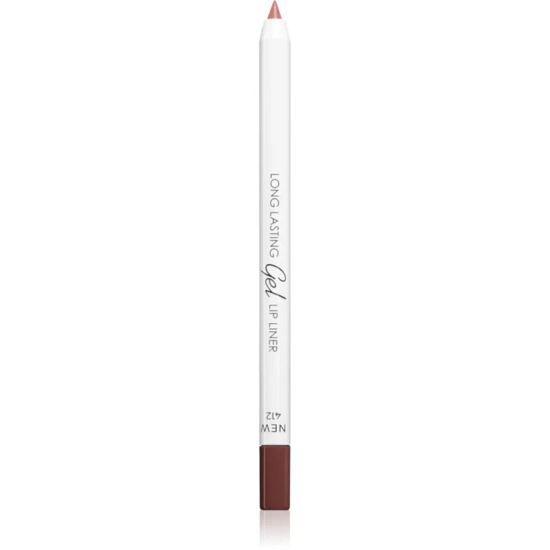 LAMEL Long Lasting Gel Lip Liner Creion de buze de lunga durata culoare 412 Spicy Nude 1.7 g