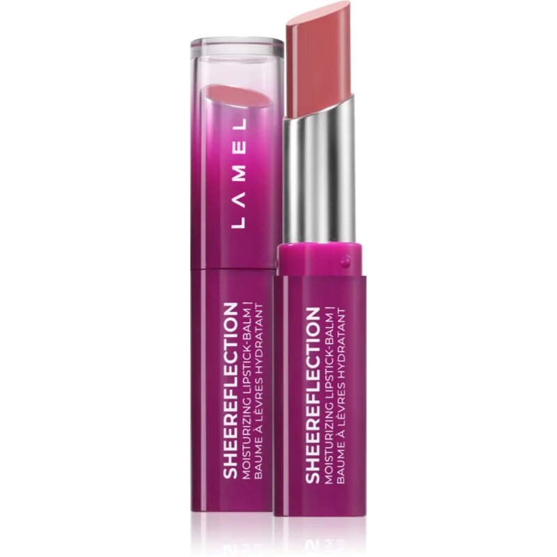 LAMEL SHEEReflection Moisturizing Lipstick-Balm balsam de buze tonifiant cu efect de hidratare culoare 01 Rose-Confidence 3.6 g