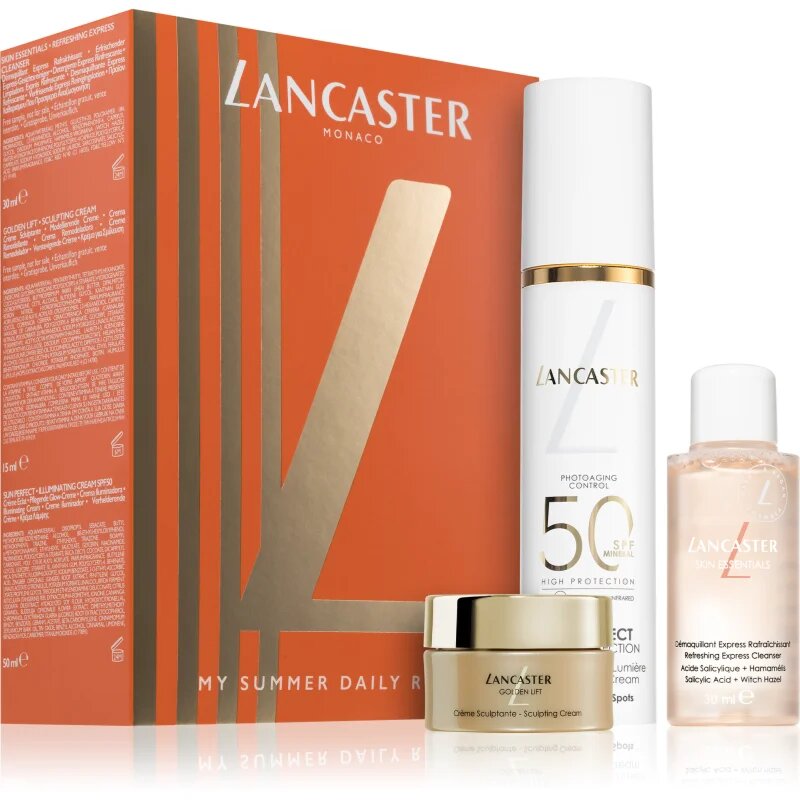 Lancaster Skin & Sun Daily Routine set cadou pentru o piele perfecta