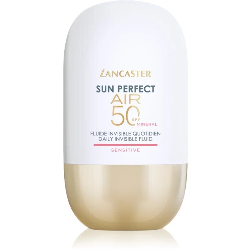 Sun Perfect Air 50 Sensitive Mineral lichid protector ultra ușor pentru piele sensibila cu tendinte de inrosire SPF 50 40 ml