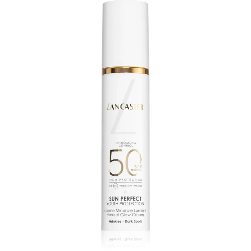 Lancaster Sun Perfect Mineral Glow Cream SPF50 creama minerala pentru luminozitate si hidratare SPF 50 50 g