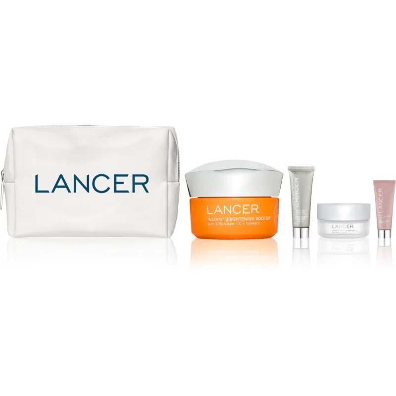 LANCER INSTANT GLOWING Set set pentru strălucirea și netezirea pielii