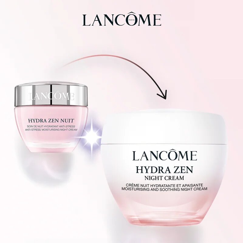 Lancôme Hydra Zen Nuit crema de noapte cu efect calmant 50 ml