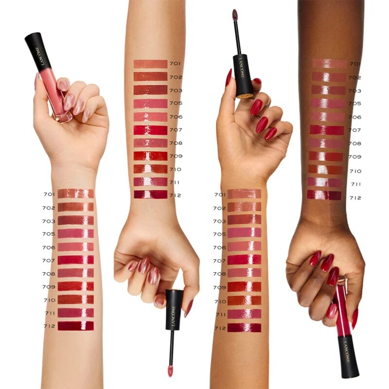 Lancôme L'Absolu Rouge Glaze Tintation ruj lichid hidratant și lucios 706 PLEASURE SEEKER 4.5 ml