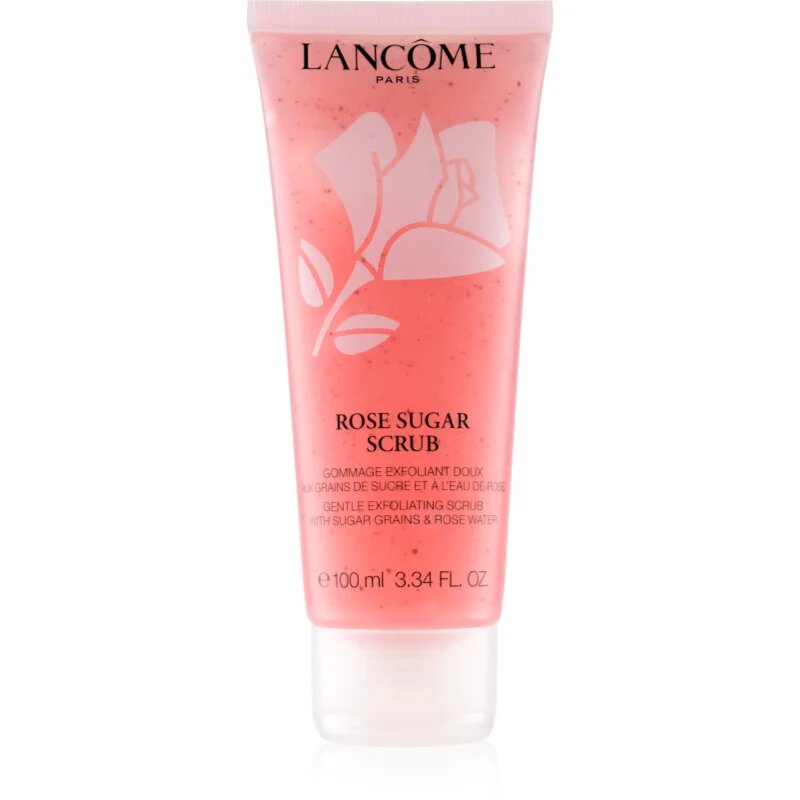 Lancôme Rose Sugar Scrub exfoliant pentru netezire pentru piele sensibilă 100 ml