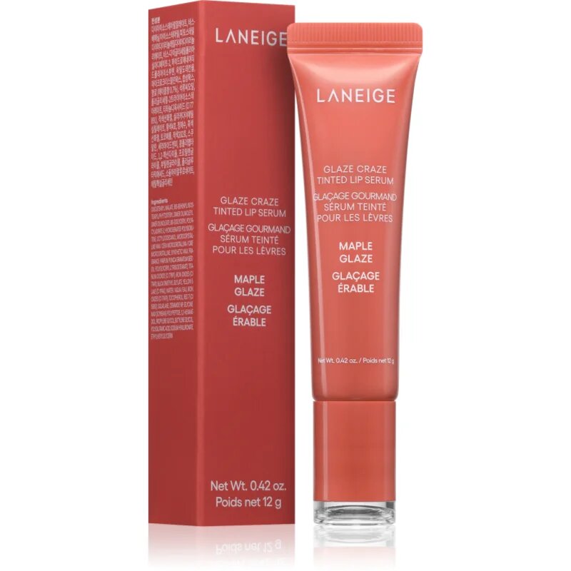 LANEIGE Glaze Craze Tinted Lip Serum balsam de buze colorat culoare Maple Glaze 12 g