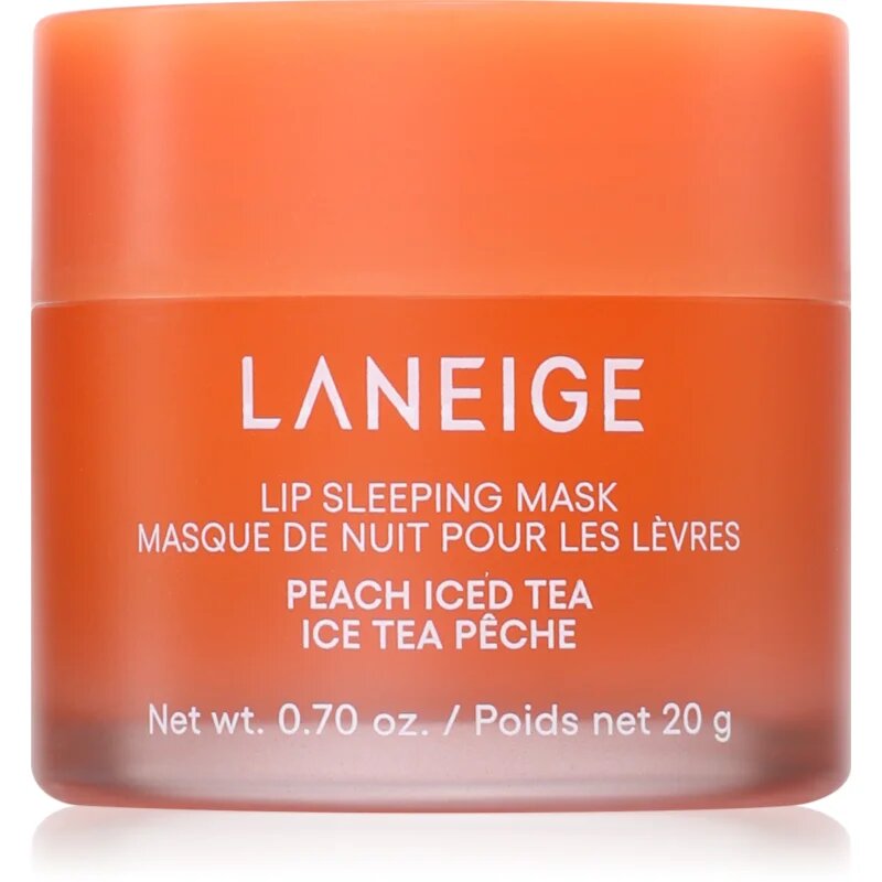 LANEIGE Lip Sleeping Mask masca de noapte cu efect de regenerare de buze culoare Peach Iced Tea 20 g