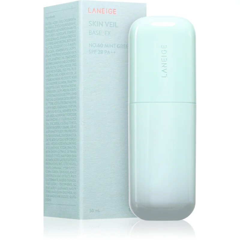LANEIGE Skin Veil Base EX bază de machiaj corectoare culoare Mint Green 30 ml
