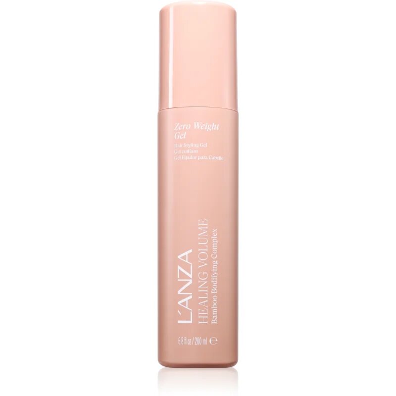 L'anza Healing Volume Zero Weight Gel styling gel pentru par fin 200 ml