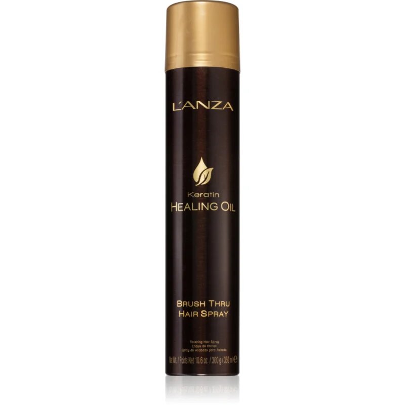 L'anza Keratin Healing Oil Brush Thru Spray spray protector pentru fixare naturala si stralucire 300 ml