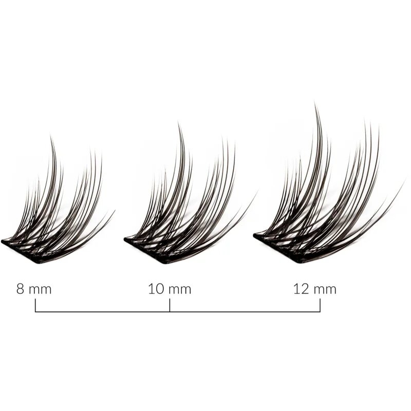 Lash Brow Bonding Eyelashes gene false mănunchi Basic 30 buc