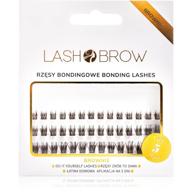 Bonding Eyelashes gene false mănunchi Basic Brownie 1 buc