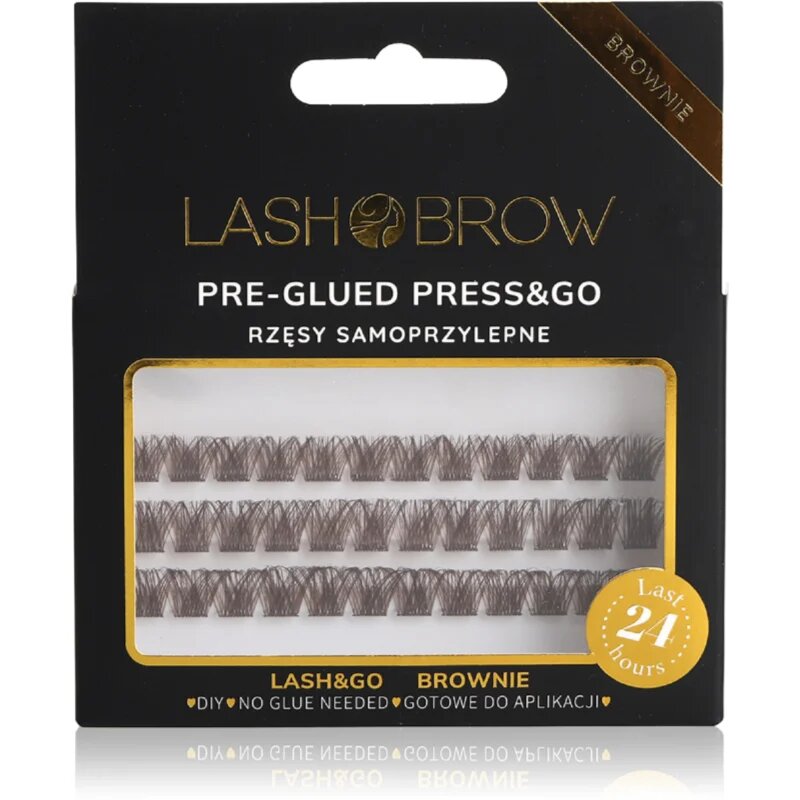 Lash Brow Press&Go Self-Adhesive Eyelashes gene false smocuri autoadezive Party Fever Brownie 1 buc