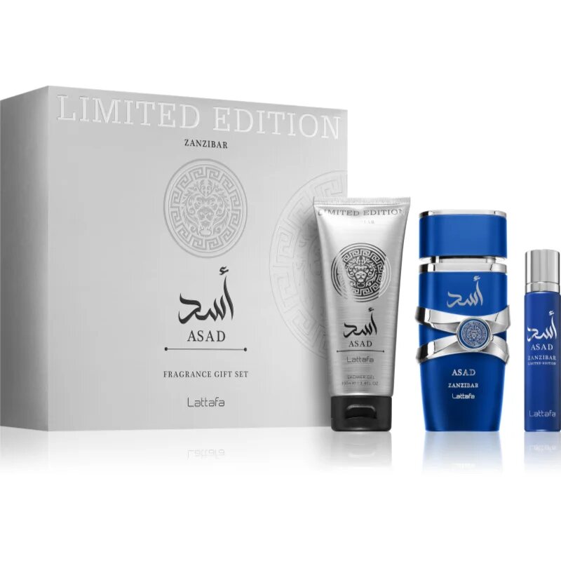 Lattafa Asad Zanzibar set cadou pentru bărbați 1 buc