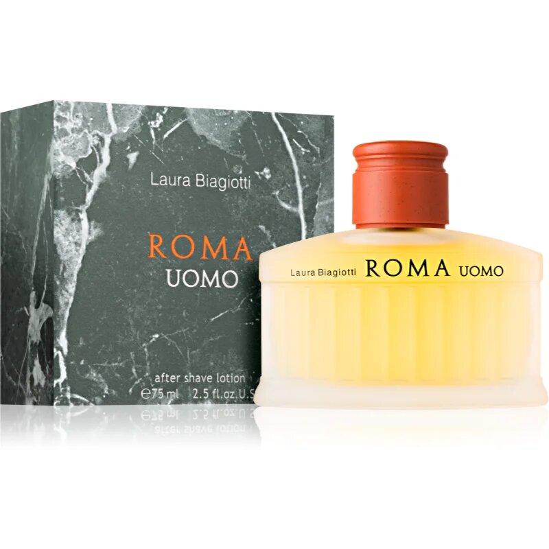 Laura Biagiotti Roma Uomo after shave pentru bărbați 75 ml