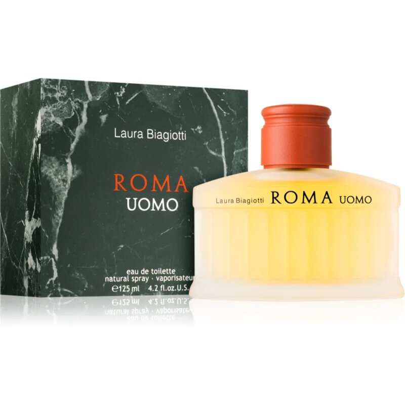 Laura Biagiotti Roma Uomo for men Eau de Toilette pentru bărbați 125 ml