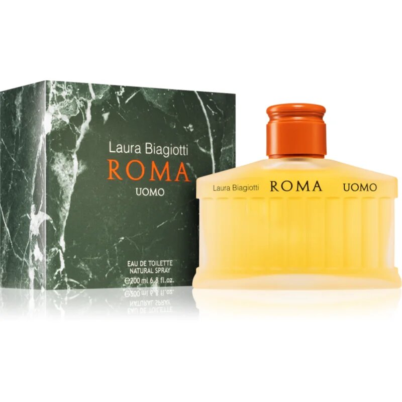 Laura Biagiotti Roma Uomo for men Eau de Toilette pentru bărbați 200 ml