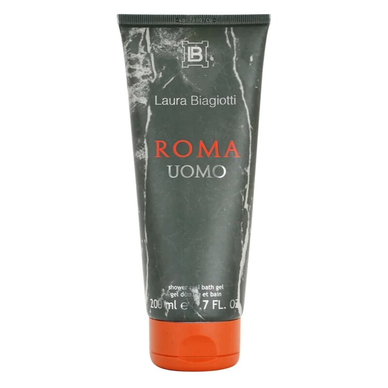 Laura Biagiotti Roma Uomo for men gel de duș pentru bărbați 200 ml