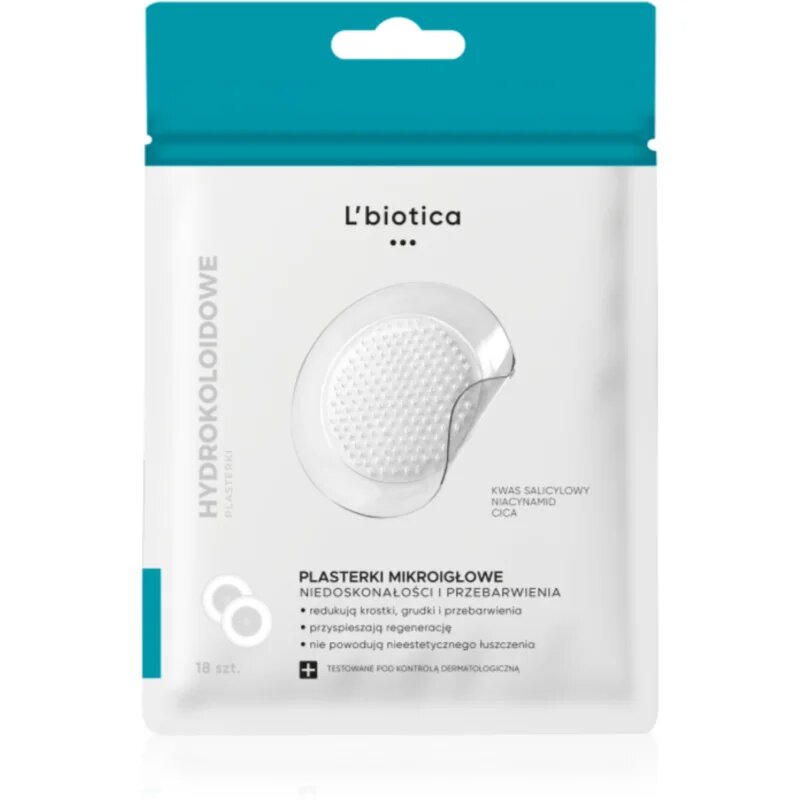 L’biotica Microneedle Patches plasturi pentru piele problematică 18 buc