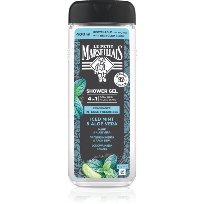 Iced Mint & Aloe Vera gel de duș 4 in 1 pentru bărbați 400 ml
