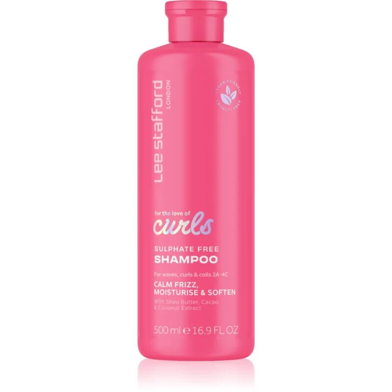 Lee Stafford For The Love Of Curls Shampoo șampon pentru par ondulat si cret 500 ml