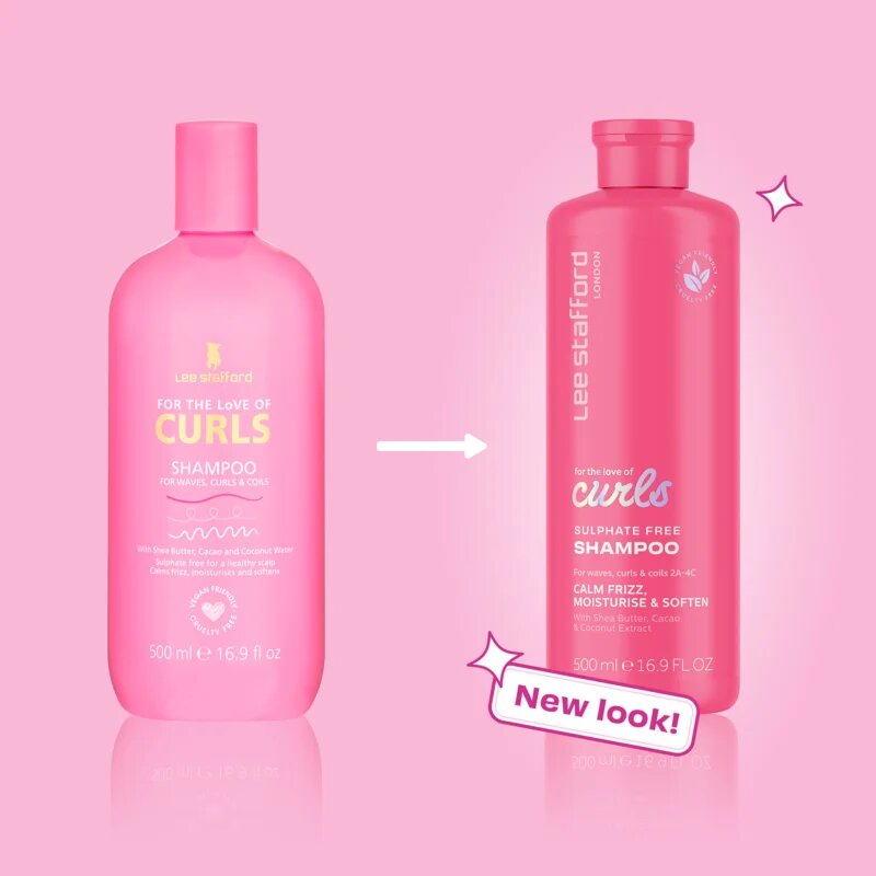 Lee Stafford For The Love Of Curls Shampoo șampon pentru par ondulat si cret 500 ml