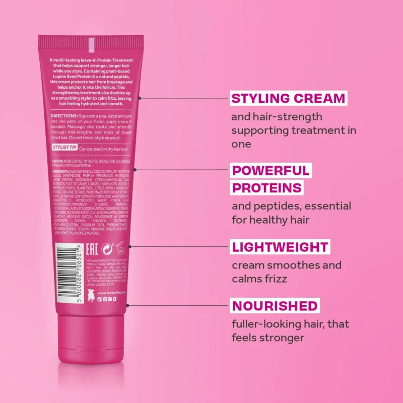 Lee Stafford Grow Strong & Long Styling Cream crema styling cu proteine 100 ml