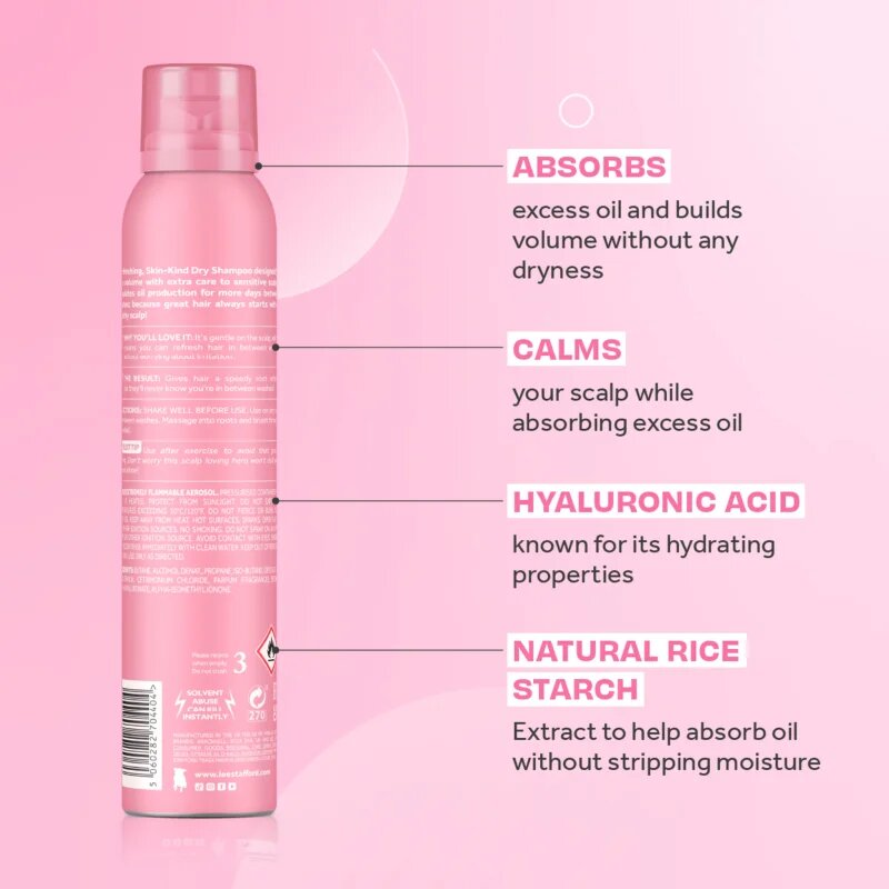 Lee Stafford Scalp Love Skin-Kind șampon uscat cu efect calmant 200 ml