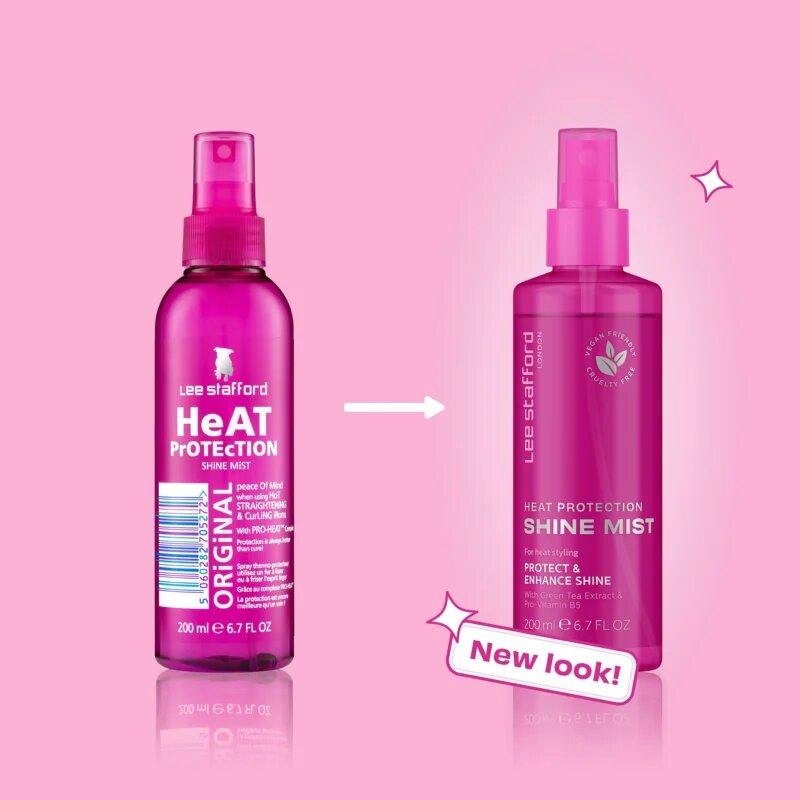 Lee Stafford Styling Heat Protection Shine Mist spray pentru protecția termică a părului 200 ml