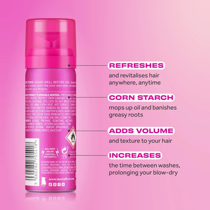 Lee Stafford Styling Original Dry Shampoo sampon uscat pentru a absorbi excesul de sebum 50 ml