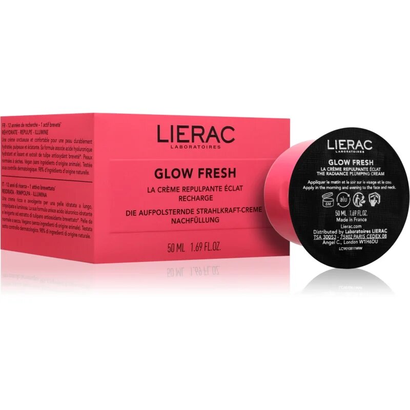 Lierac Glow Fresh The Radiance Plumping Cream crema de fata cu efect de fermitate 50 ml