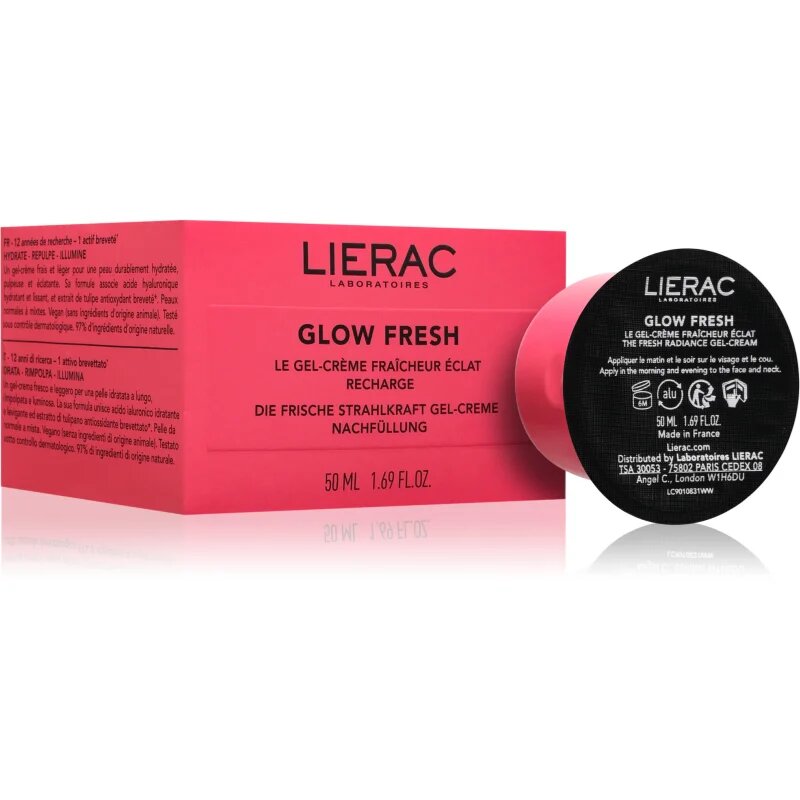 Lierac Glow Fresh The Radiance Plumping Gel-Cream gel-crema iluminant 50 ml