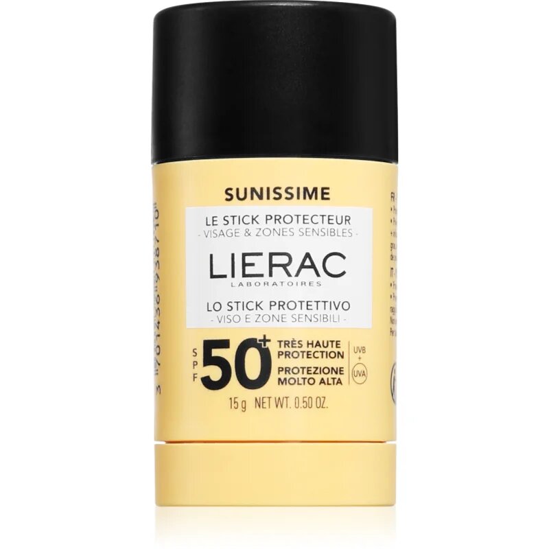 Lierac Sunissime The Protective Sun Stick SPF 50+ cremă protectoare stick SPF 50+ 15 ml