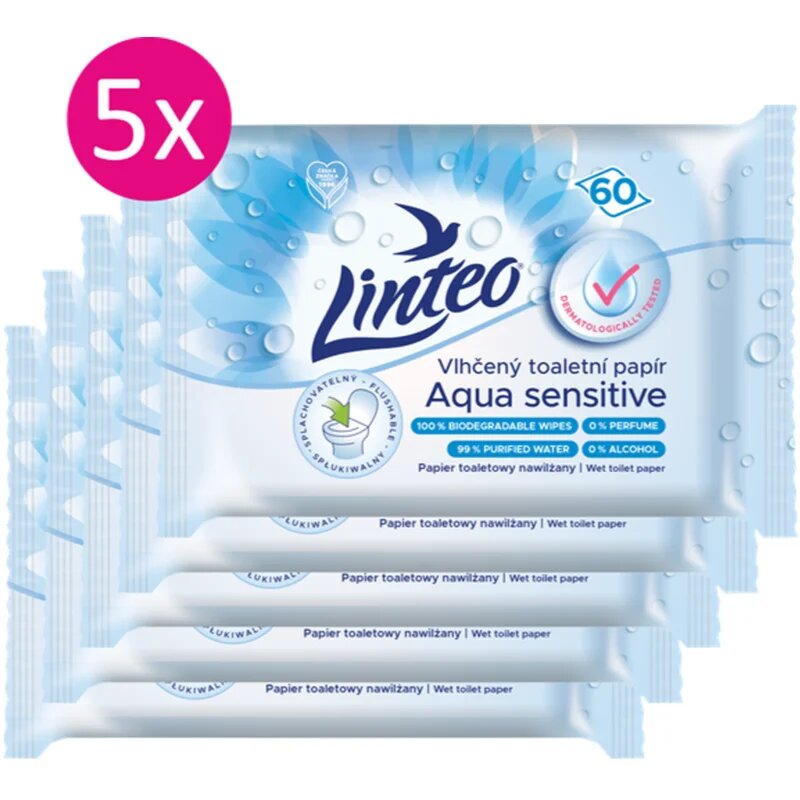 Linteo Aqua Sensitive hârtie igienică umedă