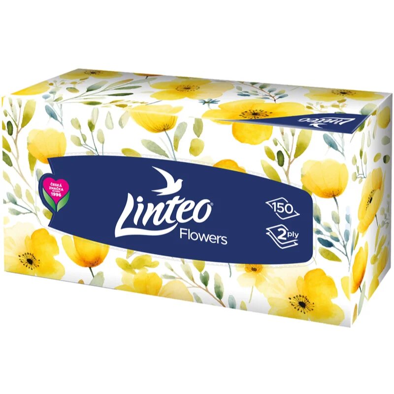 Linteo Paper Tissues Two-ply Paper 150 pcs per box batiste de hârtie 150 buc