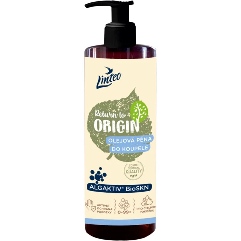 Linteo Return to Origin ulei spumant relaxant pentru baie cu probiotice 385 ml