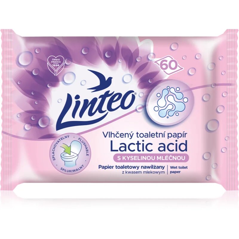 Linteo Wet Toilet Paper hârtie igienică umedă 60 buc