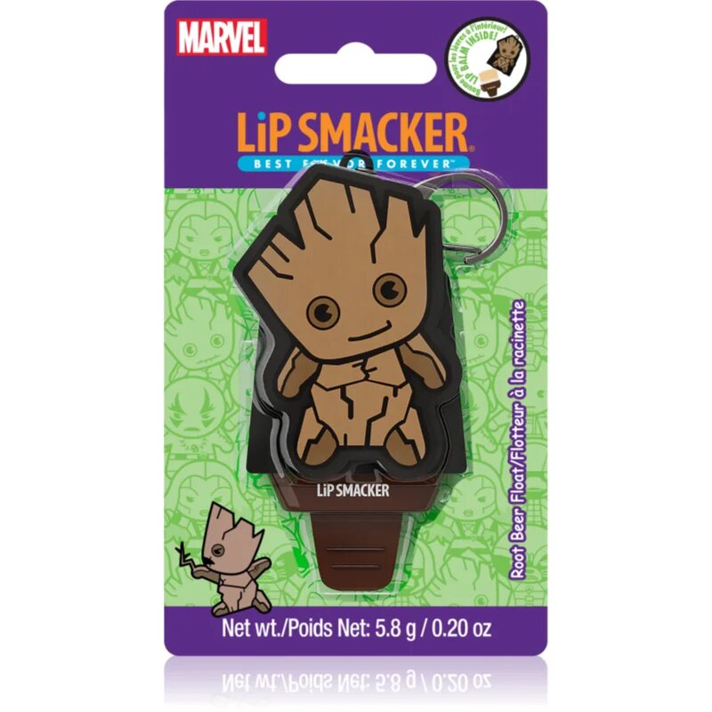 Lip Smacker Marvel Guardians of the Galaxy breloc balsam pentru copii Groot (Root Beer Float) 58 g