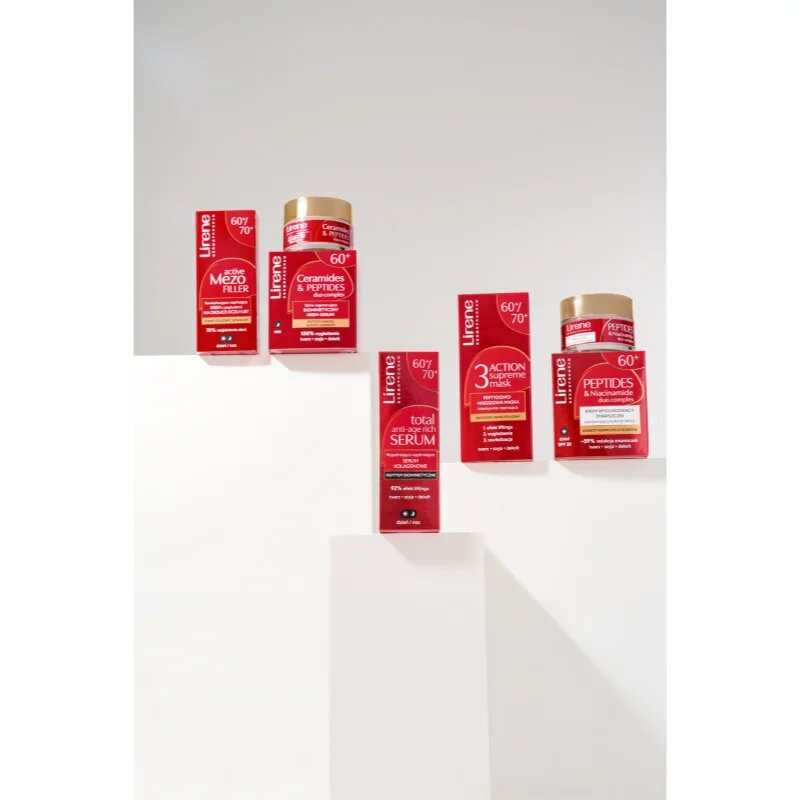 Lirene 3 Action Supreme Mask 60+ masca cu efect de lifting si fermitate pentru ten matur 50 ml